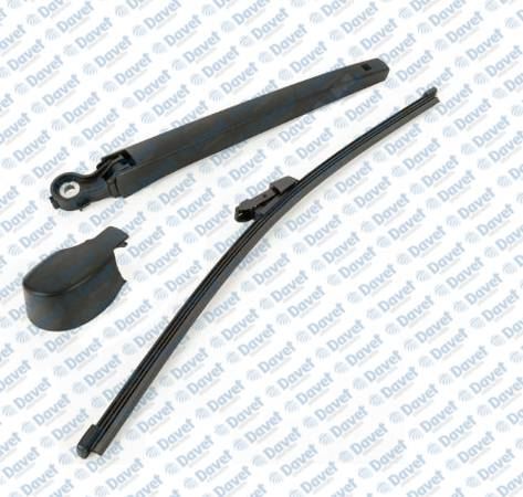 PLASTECH P12373 Arka Silecek Kolu + Silecek Supurgesi + Kapak Rapid Toledo Octavia 2013-